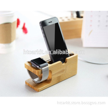 2016 Newest Stand Wood Charger Holder for Apple Watch desktop